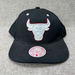 Chicago Bulls Mitchell & Ness Snapback Black Red NBA Original Fit